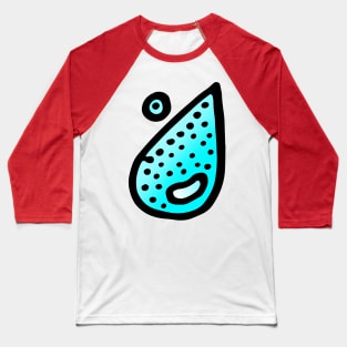 Simple Water Drop Drawing Baseball T-Shirt